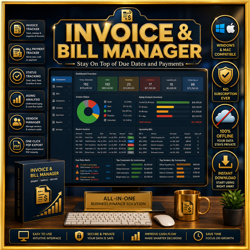 Cash Flow Management Software on USB Small Business Accounting App for Win &Mac gallery