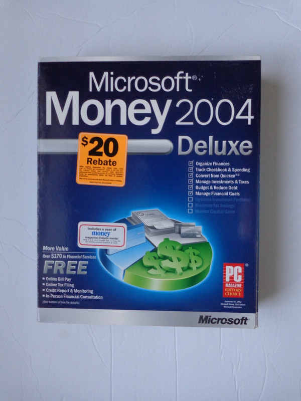 Microsoft Money 2004 Deluxe in English For Windows