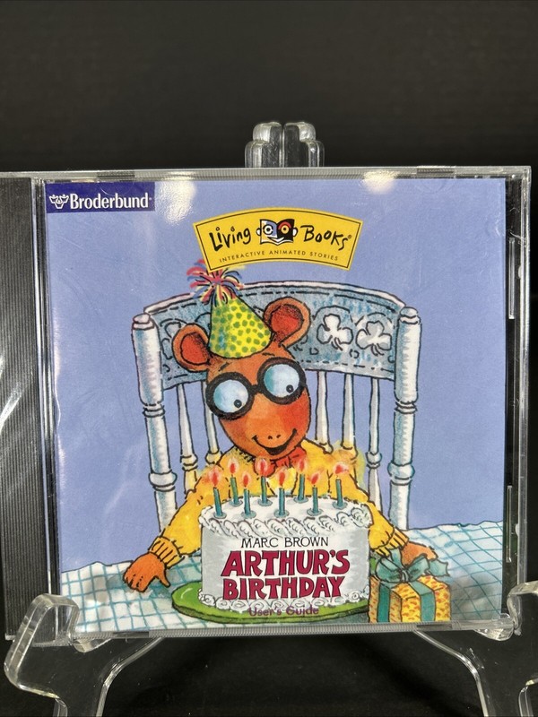 Living Books Arthur’s Birthday CD ROM User’s Guide 1997 NEW
