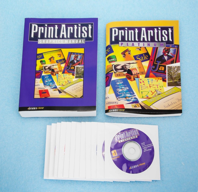 NEW Print Artist Platinum 4.0 - 150,000 graphics, 29,000 photos, 300 fonts MORE gallery