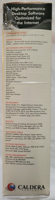 2000 Caldera OpenLinux eDesktop 2.4 Linux Operating System for Internet Desktops gallery