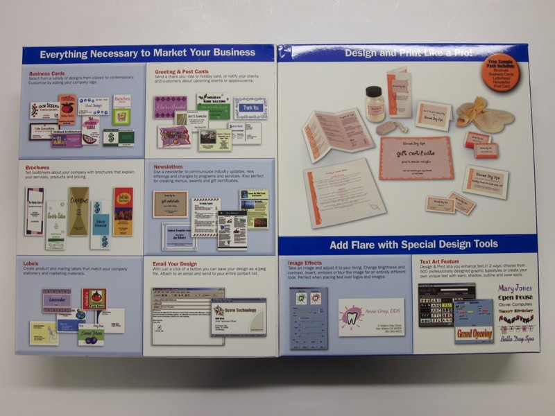 MySoftware Design & Print Business Edition For (Windows 98 ME 2000 XP) gallery