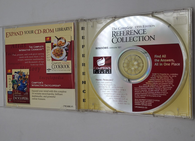 Compton's Home Library The complete reference Library ~ 1997 PC CD-ROM ~ VTG gallery