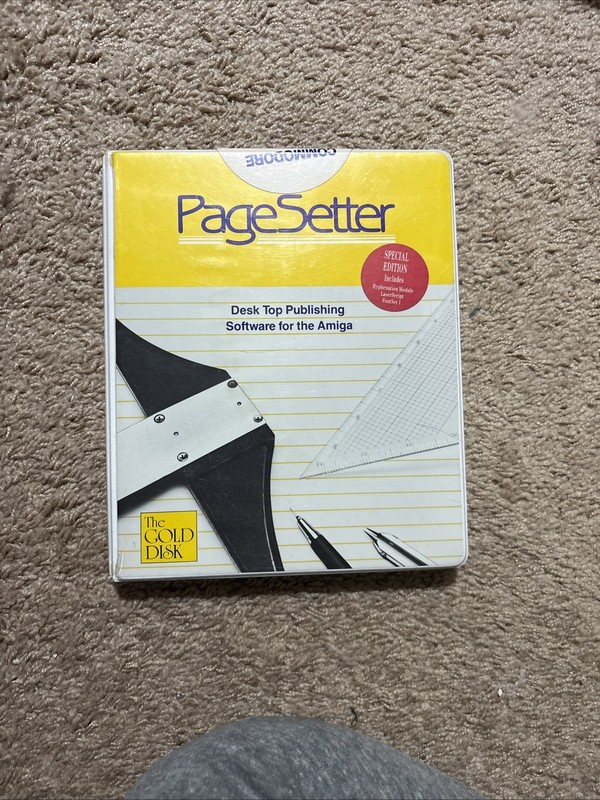Page Setter Commodore Amiga Program on 3.5" disk Complete with User Guide gallery