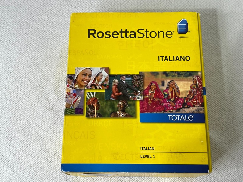 Rosetta Stone Italiano Level 1 Unit 1 to 4 Learn Italiano + headset gallery