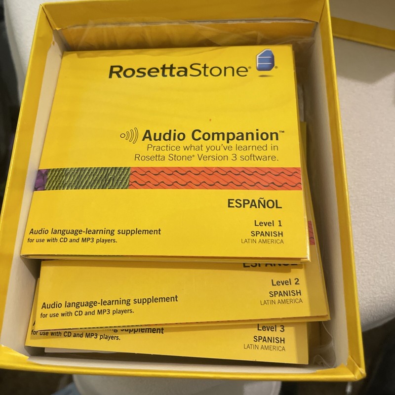 Rosetta Stone Spanish Espanol Level 1 & 2 CDs Version 3, No headphones gallery