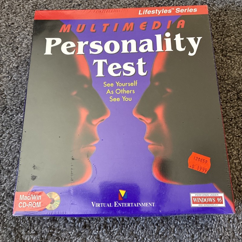 Multimedia Personality Test – See Yourself As Others See You – CD-ROM – New!