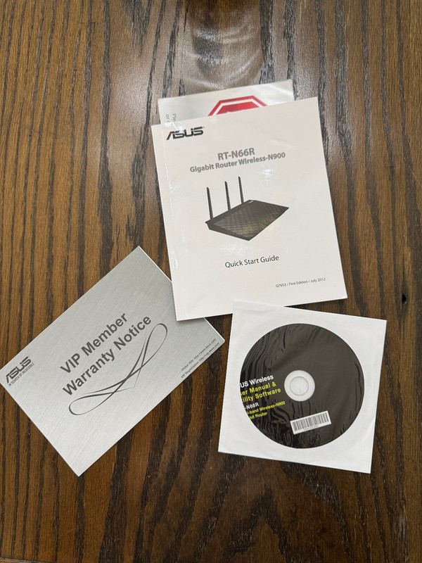 ASUS RT-N66R Router User Manual/Support Utility & Guide ~ CD New and Ships FREE!
