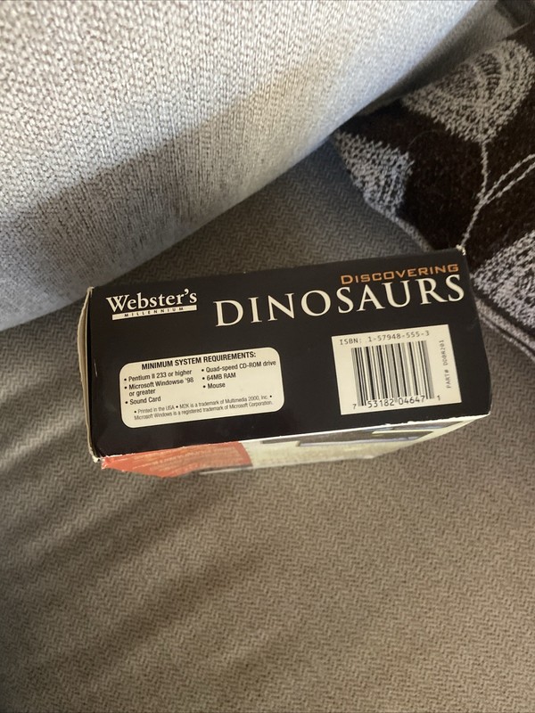 Webster's Millennium Deluxe Edition Discovering Dinosaurs 4 CDs. Earth Shaking. gallery