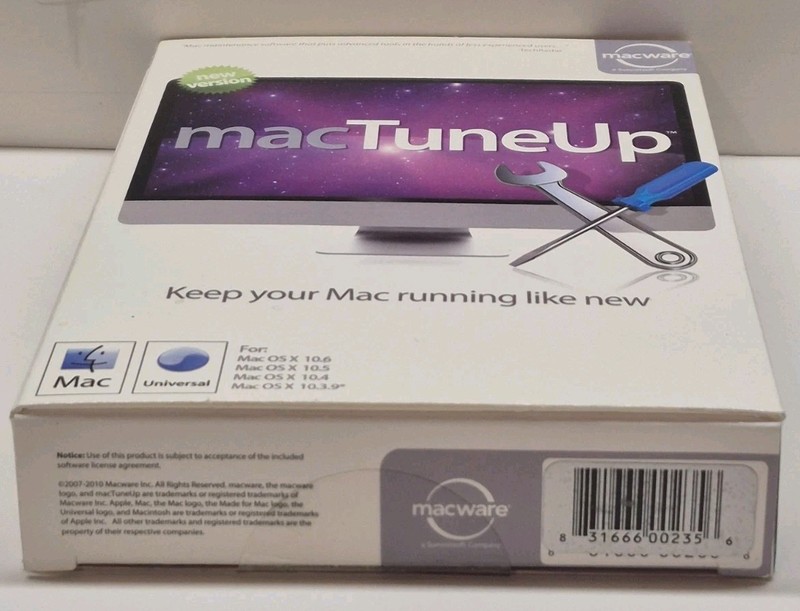 Macware MacTuneUp 3.6.1 For Mac OS X 10.3.9 - 10.6 LNOB gallery