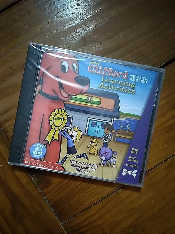 Clifford The Big Red Dog Learning Activities (PC) 2001 – Brand New