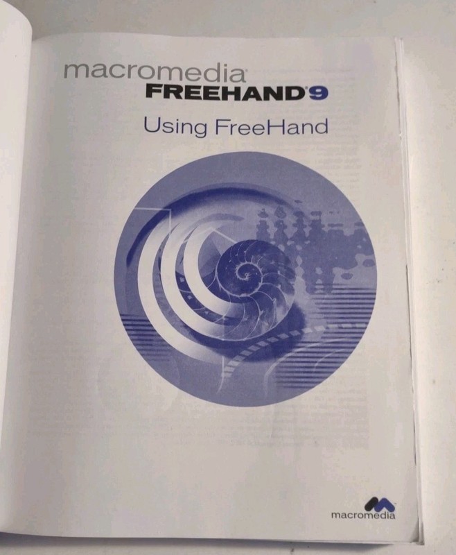 Using FreeHand Macromedia Freehand 9 Softcover Manual Book with CD. Paperback gallery