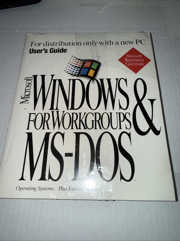 Windows for Workgroups MS-DOS User’s Guide and Workgroup Add-On and COA No Disks