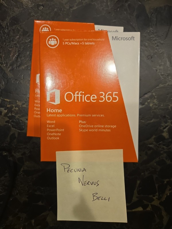 SEALED Microsoft 365 Family Home – 6 Person 12 Month Office + 1 TB Cloud PC MAC