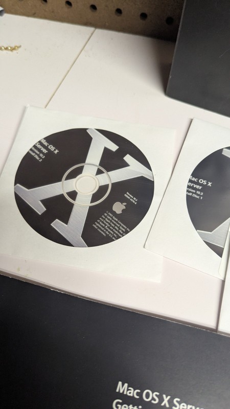 Apple Mac OS X Server 10.3 Panther unlimited clients key, OEM 4 CD Big Box gallery