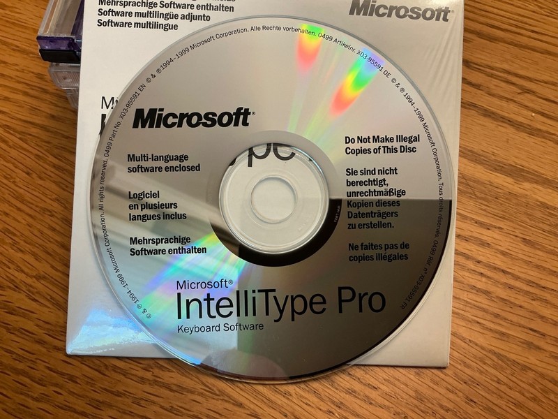 IBM INTELLITYPE PRO KEYBOARD SOFTWARE DISC gallery