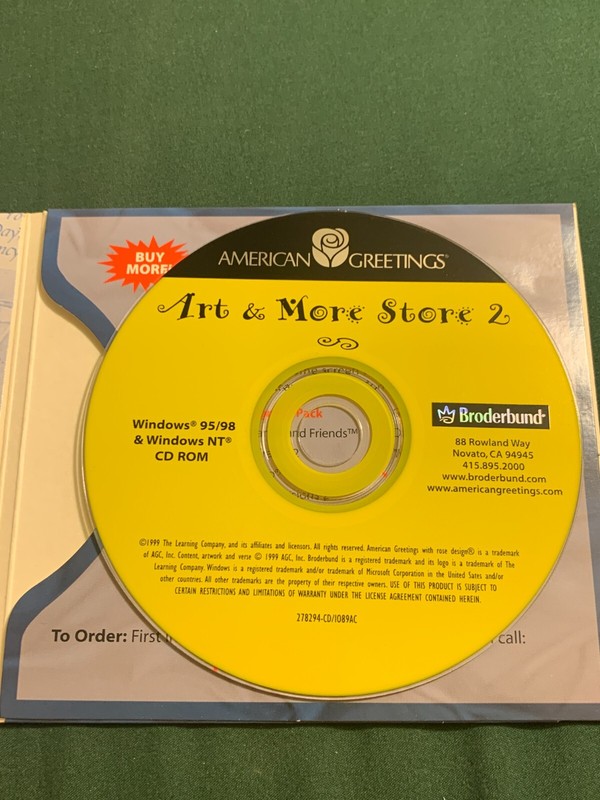 American Greetings CreataCard Gold 4 with 3 CD-ROMs - Pre-Owned gallery