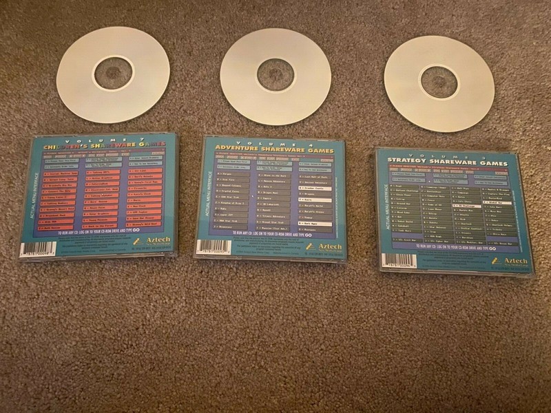 AZTECH STRATEGY / CHILDREN'S / ADVENTURE SHAREWARE GAMES CD VOLUMES 3 4 7 gallery