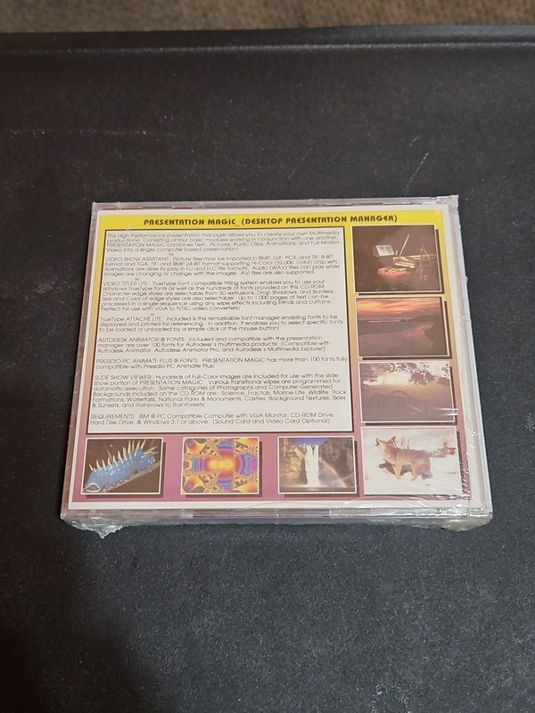 Rare 1993 Wizardware Multimedia Presentation Magic Setup Disc gallery