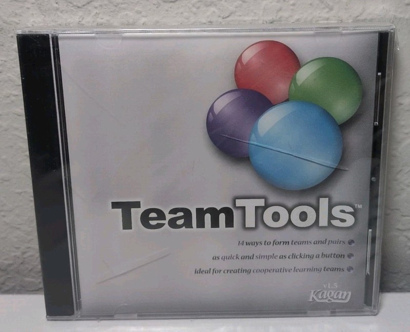 Kagan Team Tools CD Mac PC V2.2.0 Cooperative Learning Team Building Easy NEW