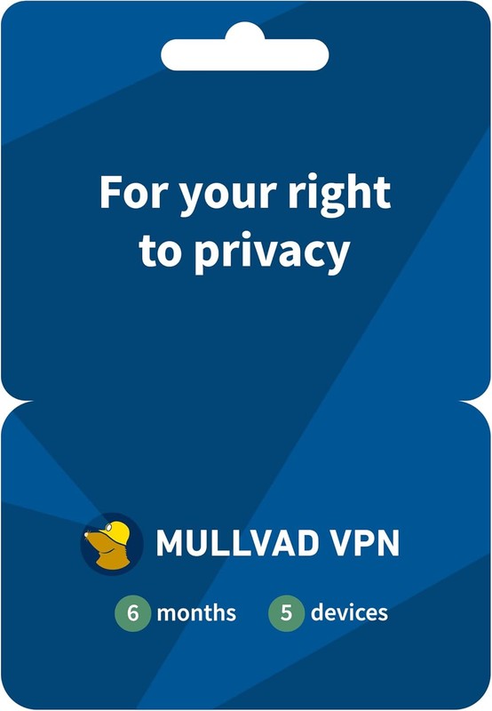 Mullvad VPN | 5 Devices for 6 Months | Protect Your Privacy with 6