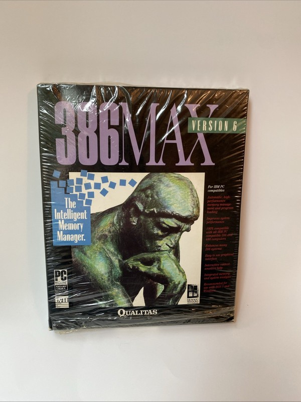 Qualitas 386Max Version 6 Memory Management Software 1991/92