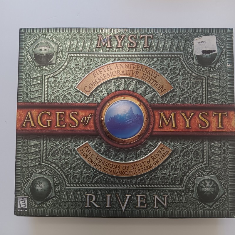 Myst Riven Ages of Myst 5th Anniversary Vintage Big Box Cyan Productions Red Orb