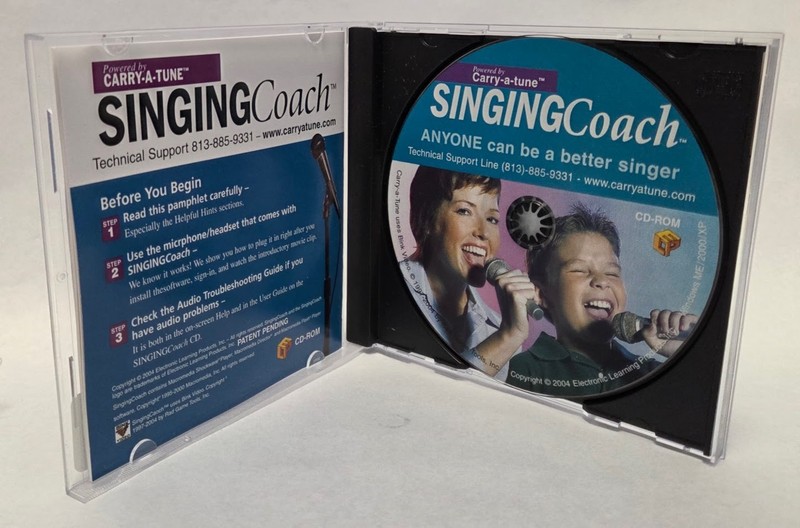 Singing Coach CD ROM 2004 Windows ME/2000/XP Carry a Tune: Learn to Sing