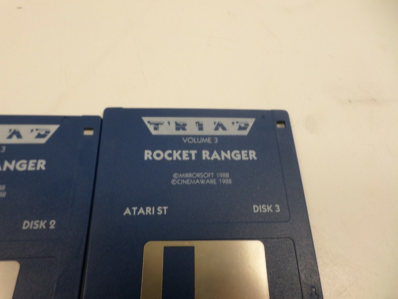 Rocket Ranger Atari ST Game on 3.5" disks gallery
