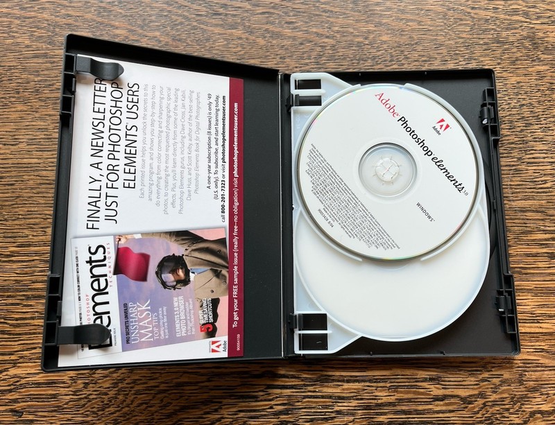 Adobe Photoshop Elements 3.0 and Premiere Elements 2004 w/ Serial Numbers (3 CD) gallery
