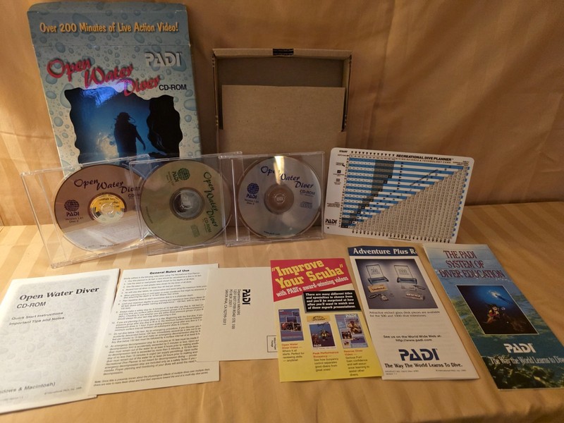 Open Water Diver PADI PC Computer Program Software CD-Rom Scuba Diving Authoware gallery