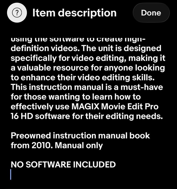 MAGIX Movie Edit Pro 16 Plus HD PC Software DVD CD Manual Windows Retro 2010 HTF gallery