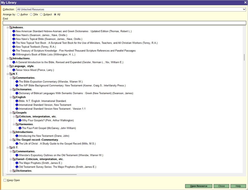 Logos Bible Scholar's Library software (DVD for Windows) gallery