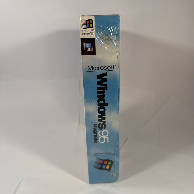 Microsoft Windows 95 Upgrade 3.5-Inch Floppy Big Box Sealed Part No. 94258 gallery