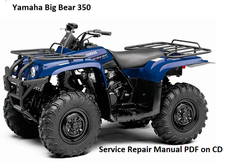 1991 1992 1993 1994 Yamaha Big Bear YFM350 350 4×4 Service Repair Manual CD