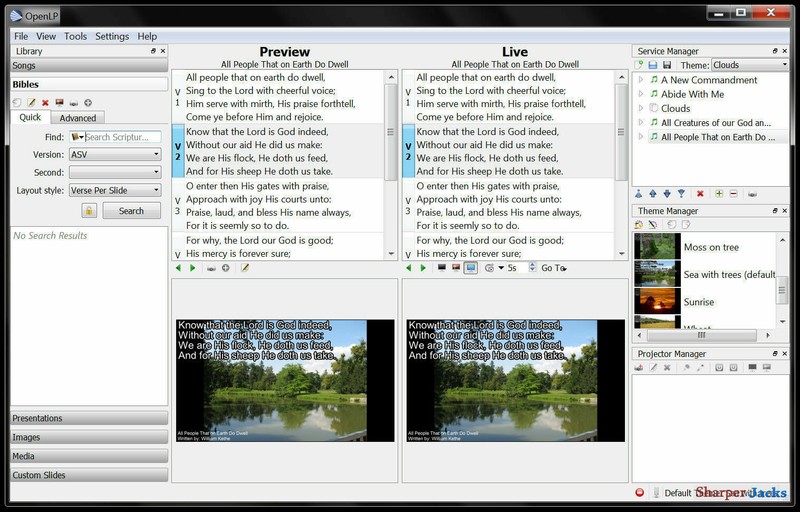 NEW & Fast Ship! OpenLP Church Worship Presentation Bible Software Windows USB gallery