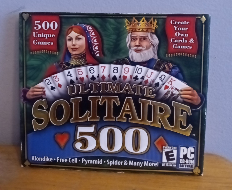 Ultimate Solitaire 500 PC CD Rom for Window 500 Unique Games 2003