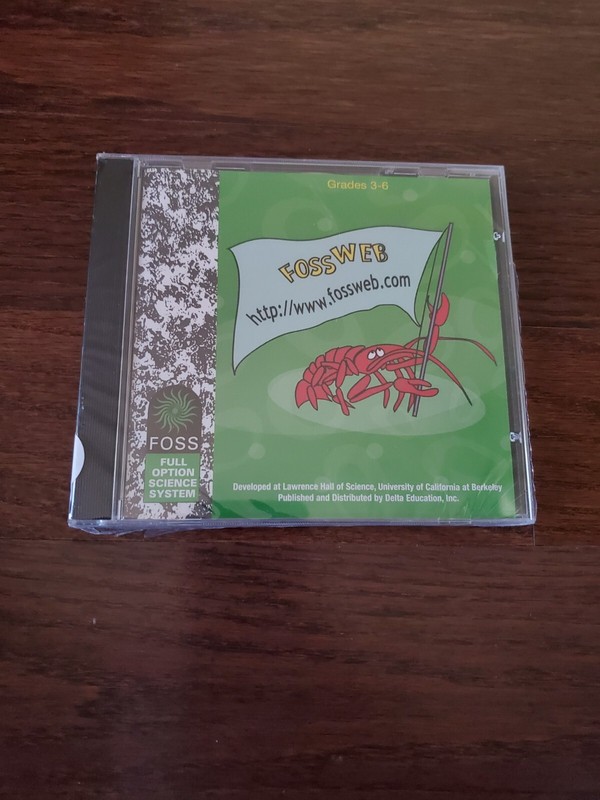 Foss Web Grades 3 Through 6 CD-ROM New Sealed Science Education