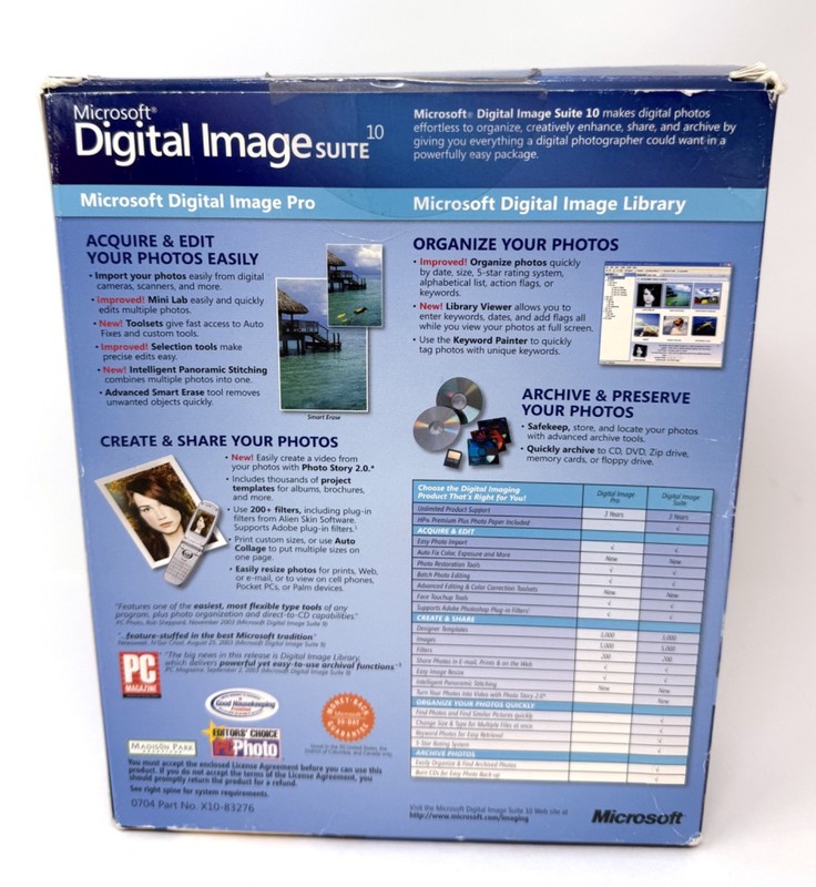 Microsoft Digital Image Suite 10 DVD & User's Manual - For Windows XP 2000 ME 98 gallery