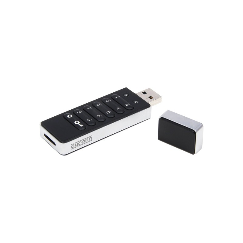 USB 3.0 256 Bit AES Encrypted Flash Drive with Backlite Keypad 64GB or 128GB ... gallery