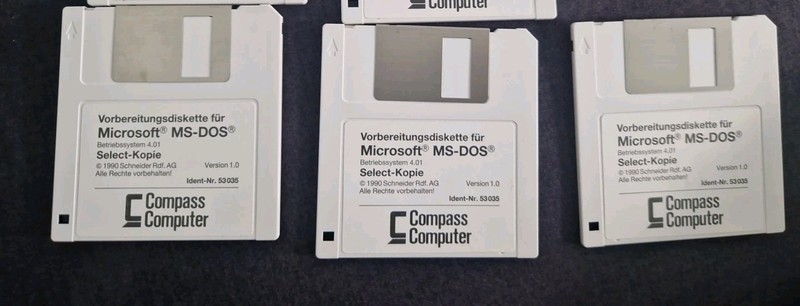 Microsoft MS-DOS Version 4.01 - Installation Disk 1 + 2 + Select Copy gallery