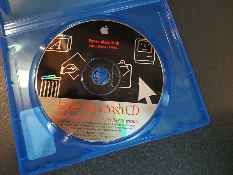 Apple Power Macintosh 9500/120 9500/132 System Software CD SSW Version 7.5.2 Ver