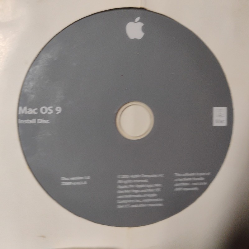 iMac Mac OS 9 Install CD Disc Version 9.2.2 2002 Extras Airport gallery