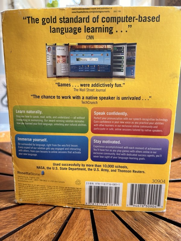 Rosetta Stone TOTALe Spanish Latin America Levels 1-5 Language Learning Software gallery