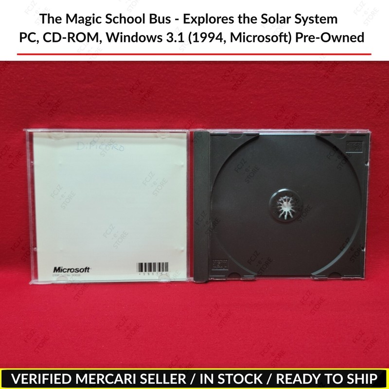 The Magic School Bus - Explores the Solar System PC, CD-ROM, Windows 3.1 (1994) gallery