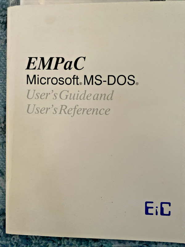 Microsoft MS DOS 4.01 5.25 Floppy Disk Software Set OEM Disks EMPaC + Manuals gallery