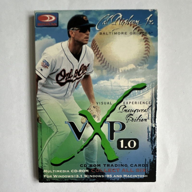 Donruss VXP 1.0 Cal Ripken Jr Baltimore Orioles CD-ROM Trading Card Win/Mac