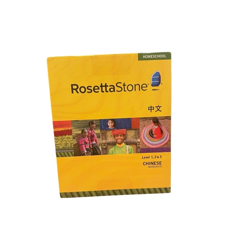 Rosetta Stone Chinese (Mandarin) Level 1, 2 & 3 Version 3 Language Course NEW