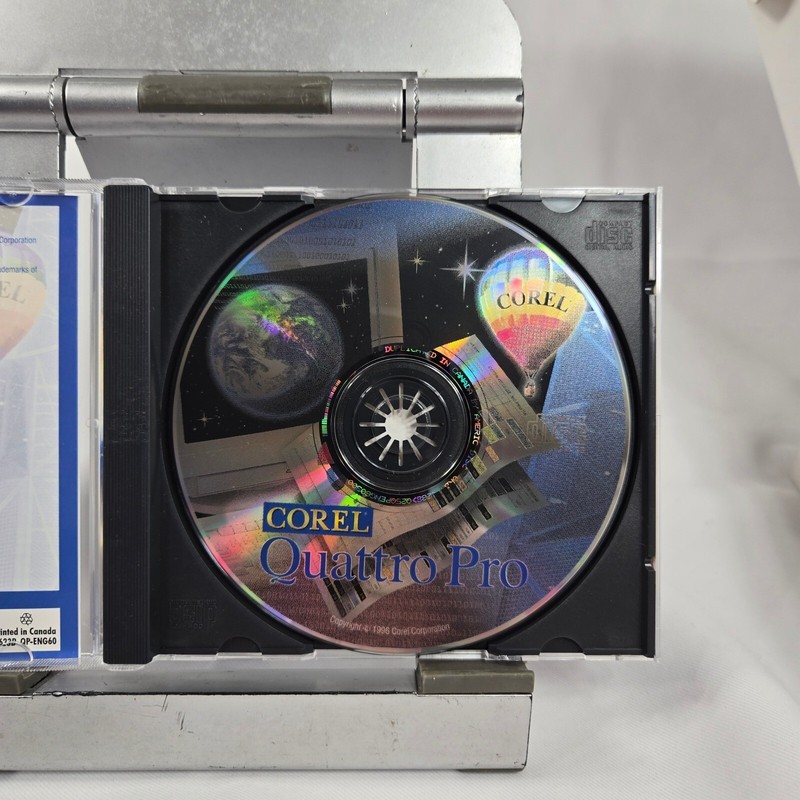 Open Box Corel Quattro Pro Spreadsheet Graphics Software Windows 3.5" Floppy +CD gallery