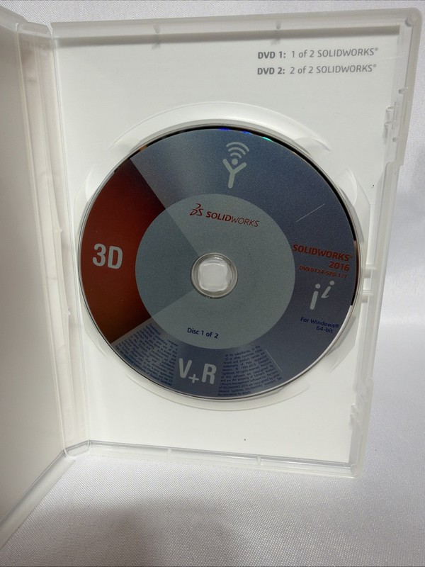 SOLIDWORKS 2016 & 2017 3D Experience 2 Discs 64-bit NO SERIAL/CD KEY gallery